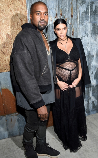 Kim Kardashian... HAMİLE TRANSPARANI!