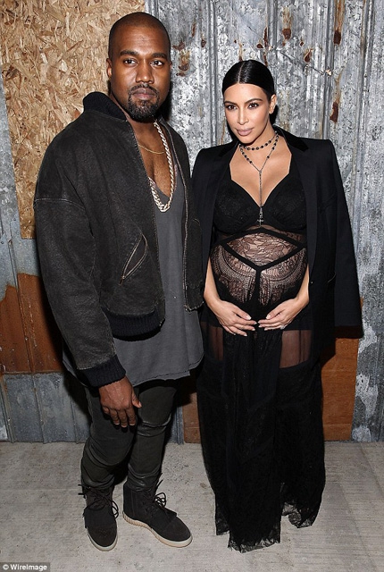 Kim Kardashian... HAMİLE TRANSPARANI!
