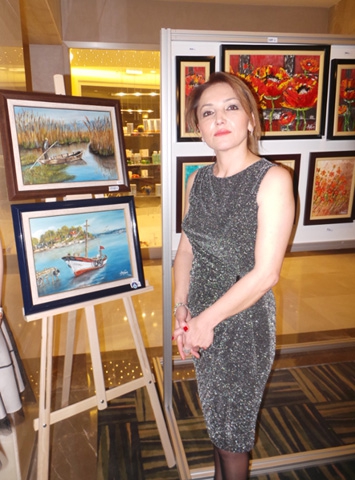 Ressam Ayşen Can... 'ZEVK-İ RENGİ AŞK' İLE EĞİTİME DESTEK!