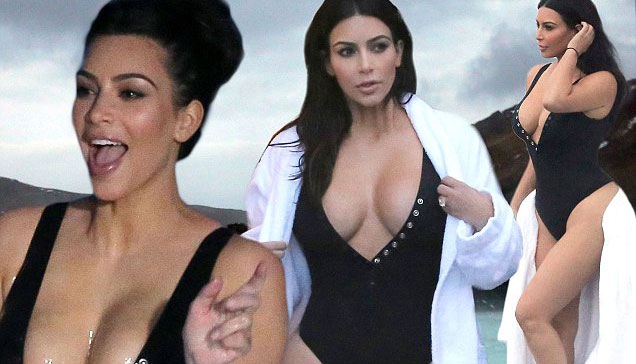 Kim Kardashian... MAYOSUNU GİYDİ, ORTALIĞA ÇIKTI!