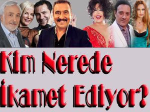 İŞTE ÜNLÜLERİN OTURDUĞU YERLER...