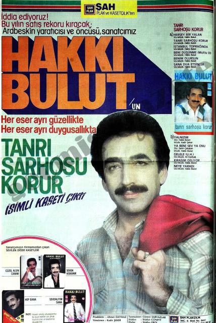 Hakkı Bulut... 61 ALBÜM, 1000 BESTE! 13