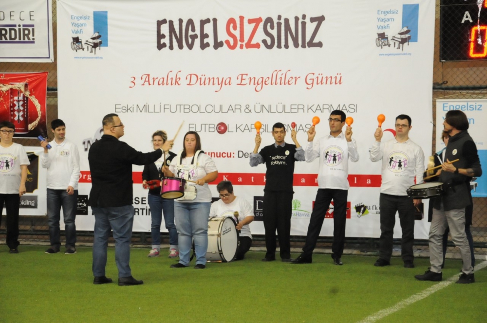 "DÜNYA ENGELLİLER GÜNÜ" NE ÖZEL, "ENGELSİZSİNİZ FUTBOL KARŞILAŞMASI"!..