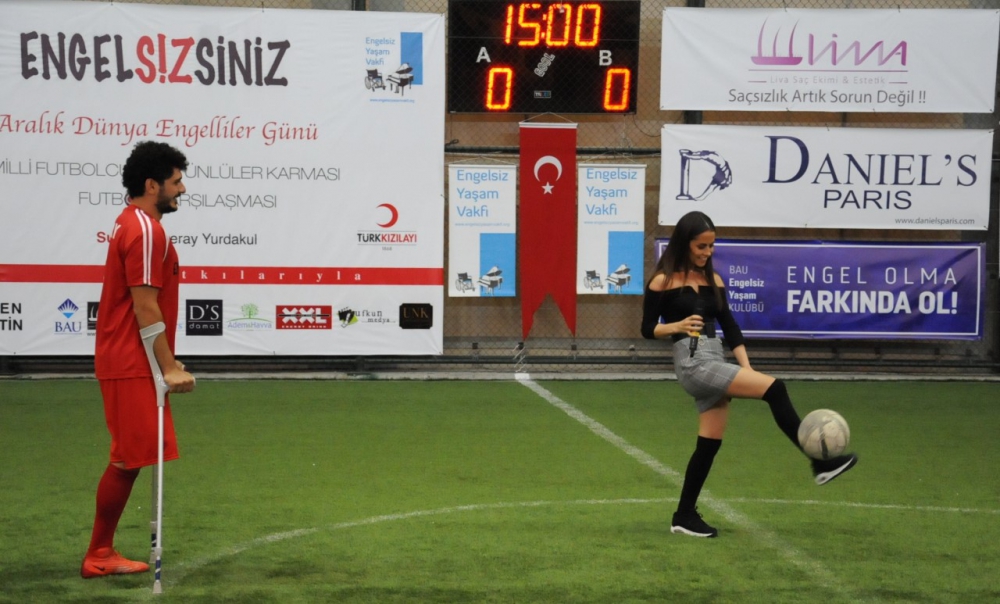 "DÜNYA ENGELLİLER GÜNÜ" NE ÖZEL, "ENGELSİZSİNİZ FUTBOL KARŞILAŞMASI"!..