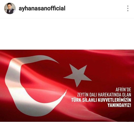 İŞTE ÜNLÜLERİN 'ZEYTİN DALI ' OPERASYONU MESAJLARI!