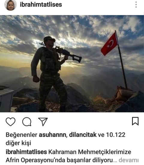İŞTE ÜNLÜLERİN 'ZEYTİN DALI ' OPERASYONU MESAJLARI!