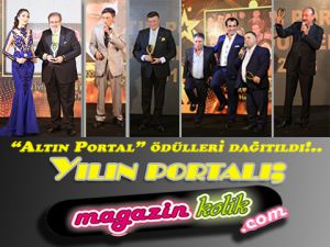 “ALTIN PORTAL” ÖDÜLLERİ ÇOK RENKLİ GÖRÜNTÜLERLE DAĞITILDI…