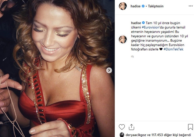 Hadise... EUROVSİON'DAN HİÇ GÖRÜLMEMİŞ RESİMLER!