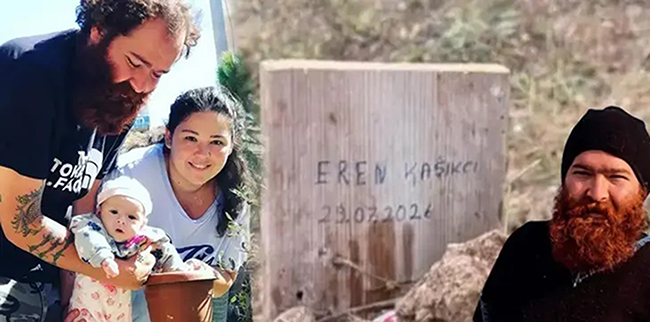 Eren Kaşıkçı... MEMLEKETİ TOKAT'TA TOPRAĞA VERİLDİ, EŞİNDEN DUYGUSAL VEDA!