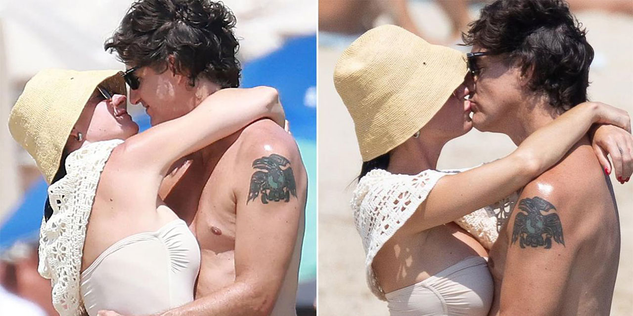 Katy Perry-Justin Trudeau... DUDAK DUDAĞA AŞK POZU!