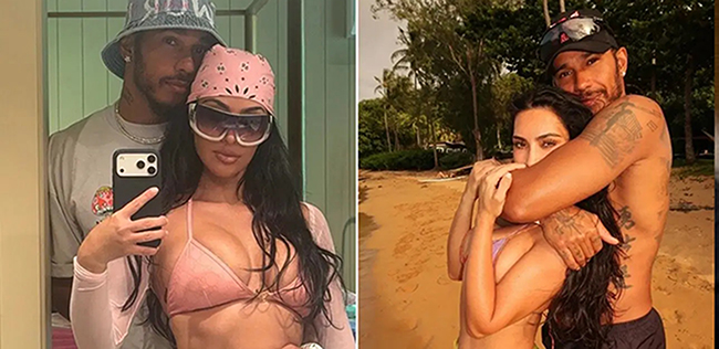 Kim Kardashian - Lewis Hamilton... HAWAİİ'DE ROMANTİK TATİL
