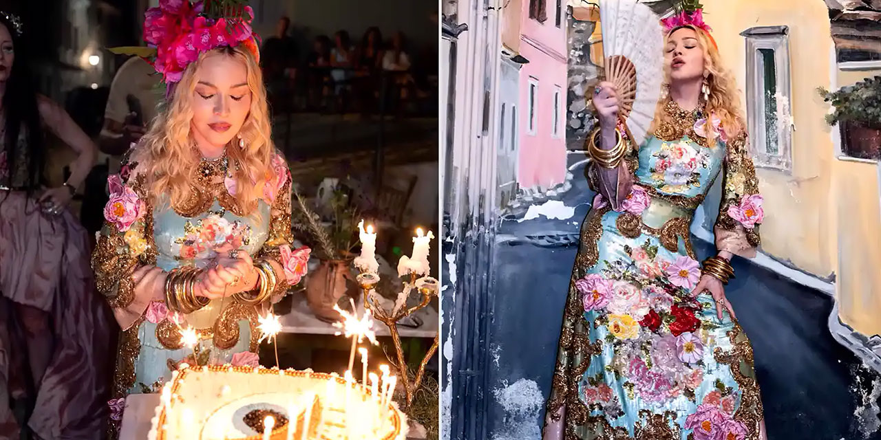 Madonna… 68. YAŞINI YUNANİSTAN’DA KUTLADI