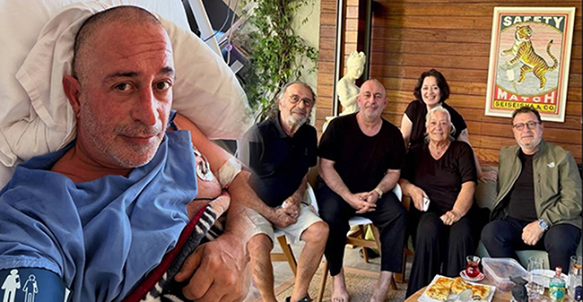 Cem Yılmaz... SAĞLIKLA EVİNE DÖNDÜ; AİLE TOPLANDI!