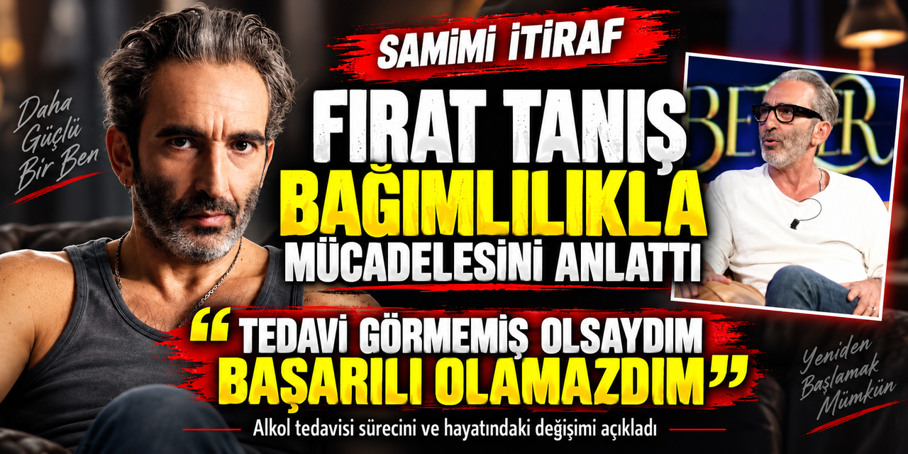 Fırat Tanış... BAĞIMLILIKLA MÜCADELESİNİ ANLATTI; "TEDAVİ GÖRMEMİŞ OLSAYDIM BAŞARILI OLAMAZDIM"