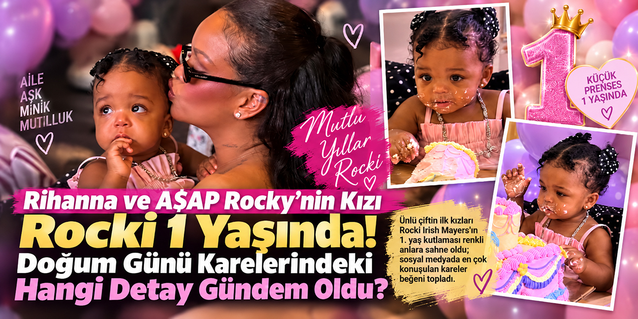 Rihanna - A$AP Rocky... KIZLARI 1 YAŞINDA!