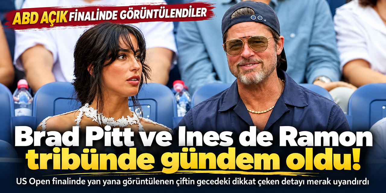 Brad Pitt - Ines de Ramon... SPOR ORGANİZASYONLARINI KAÇIRMIYORLAR!