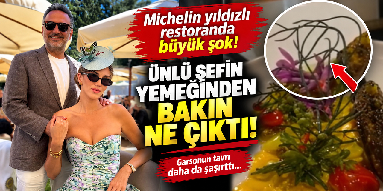 Arda Türkmen... MİCHELİN YILDIZLI RESTORANDA CANLI SOLUCAN ŞOKU!
