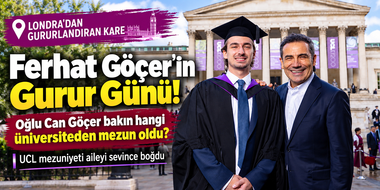 Ferhat Göçer... GURUR GÜNÜ; OĞLU BAKIN NEREDEN MEZUN OLDU?