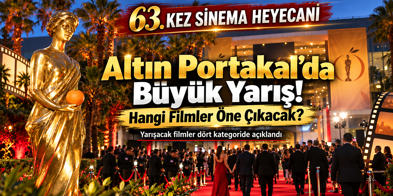 63. Uluslararası Antalya Altın Portakal Film Festivali... YARIŞACAK FİLMLER BELLİ OLDU!