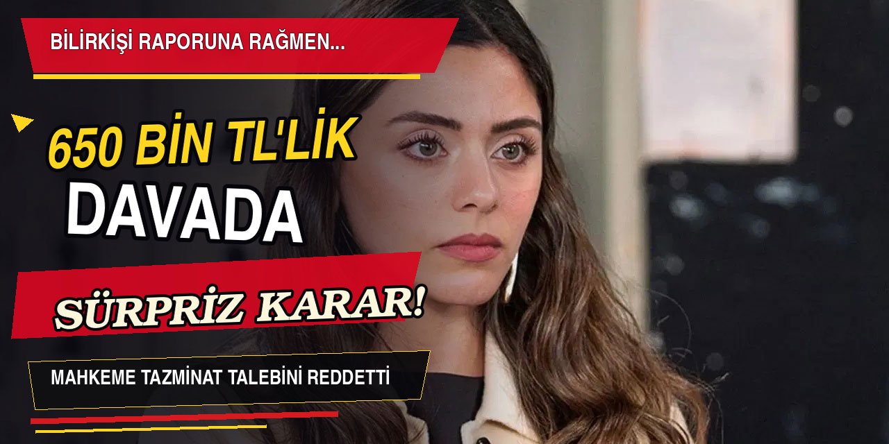 Sıla Türkoğlu… 650 BİN TL’LİK TAZMİNAT DAVASI SONUÇLANDI!