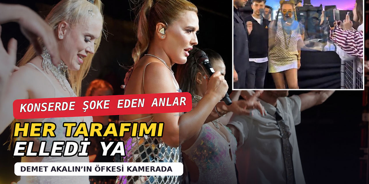 Demet Akalın… KONSERİNDE TACİZ İDDİASI: