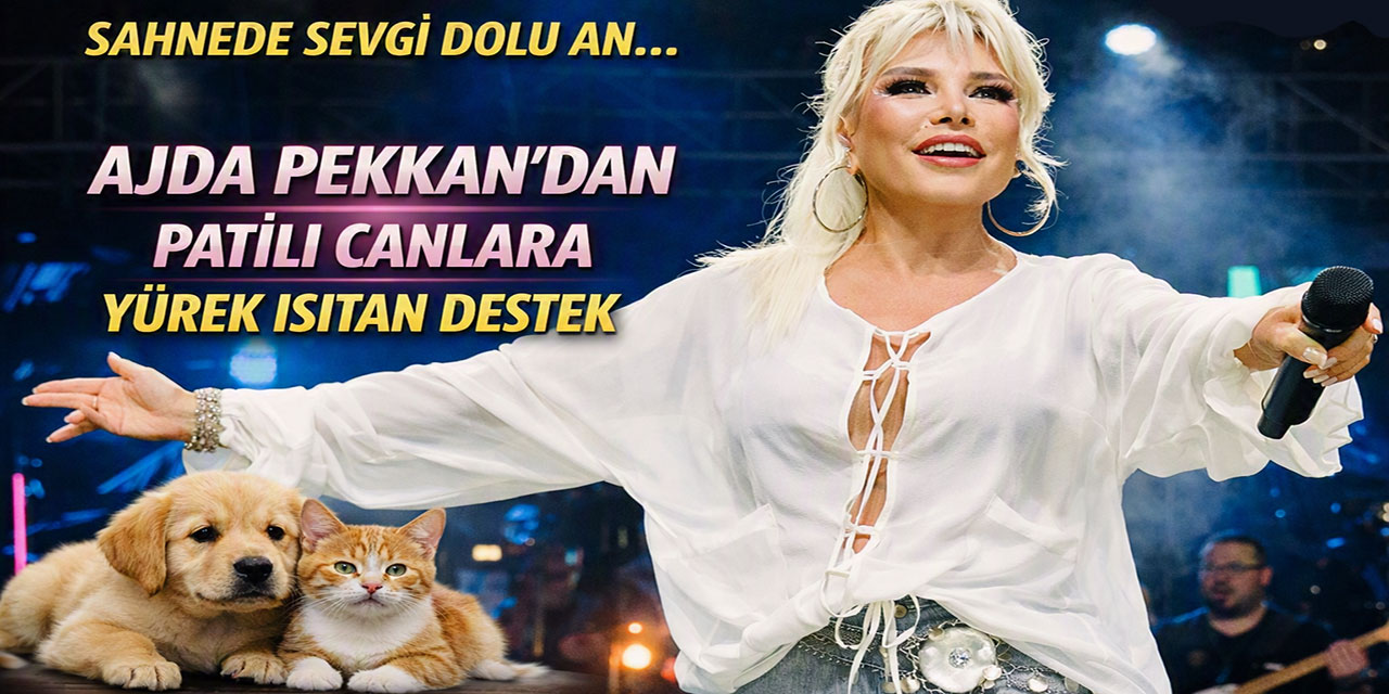 Ajda Pekkan... PATİLİ CANLARA ANLAMLI DESTEK!