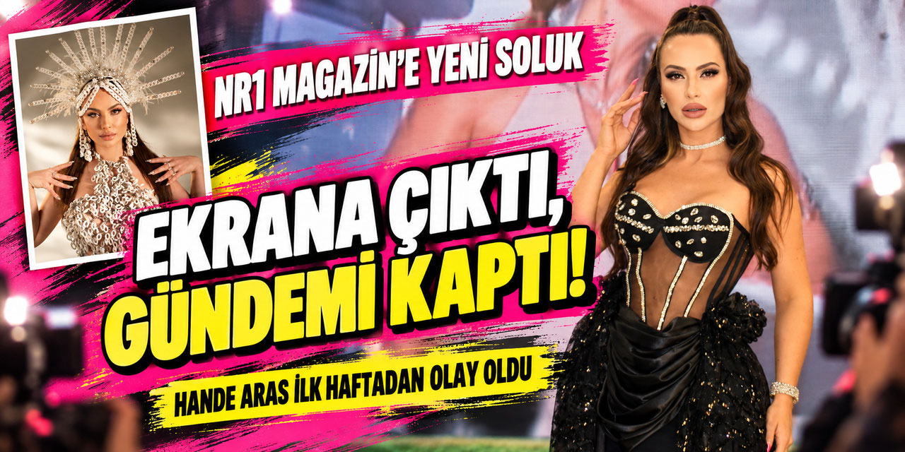 Hande Aras… PODYUMDAN DJ KABİNİNE, ORADAN SUNUCU KOLTUĞUNA