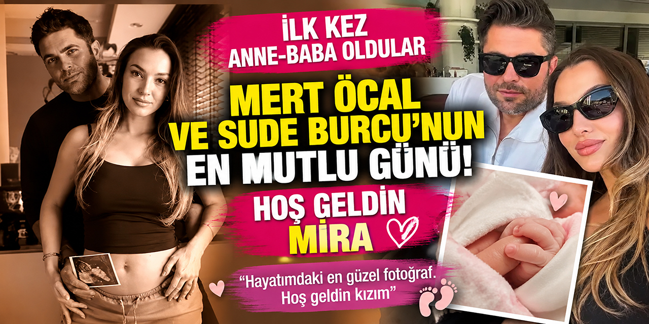 Mert Öcal - Sude Burcu...BEBEKLERİ DÜNYAYA GELDİ; "HOŞGELDİN KIZIM!"