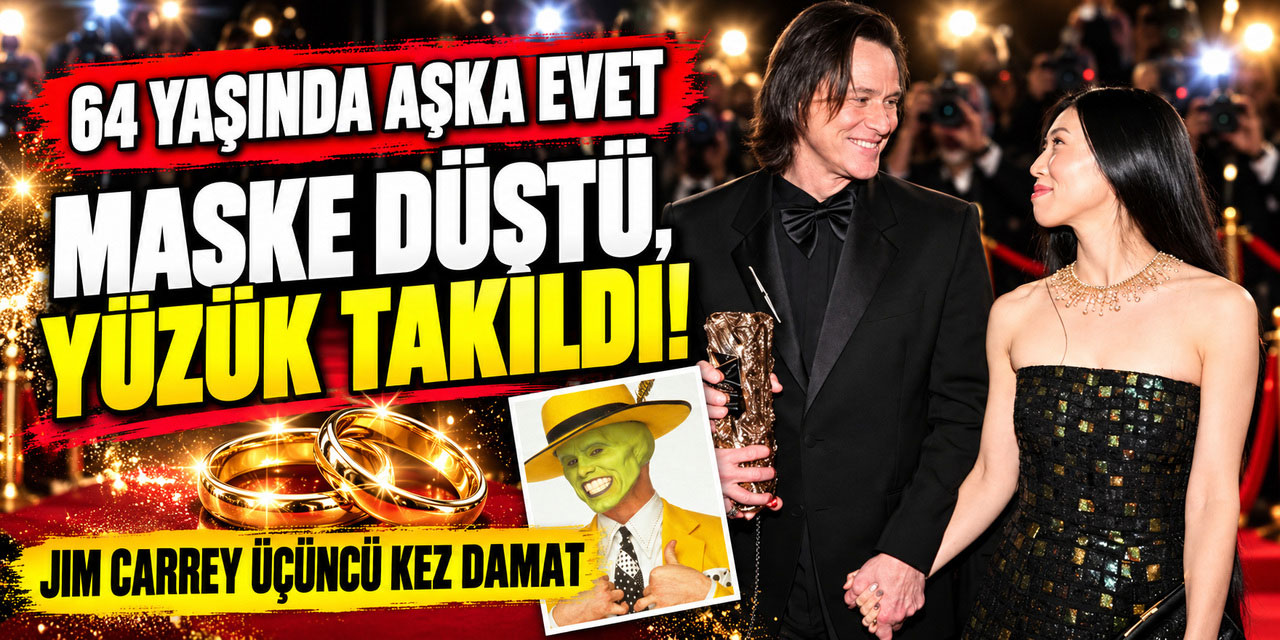 Jim Carrey... 64 YAŞINDA SÜRPRİZ NİKÂH: “MASKE” DÜŞTÜ, ALYANS TAKILDI