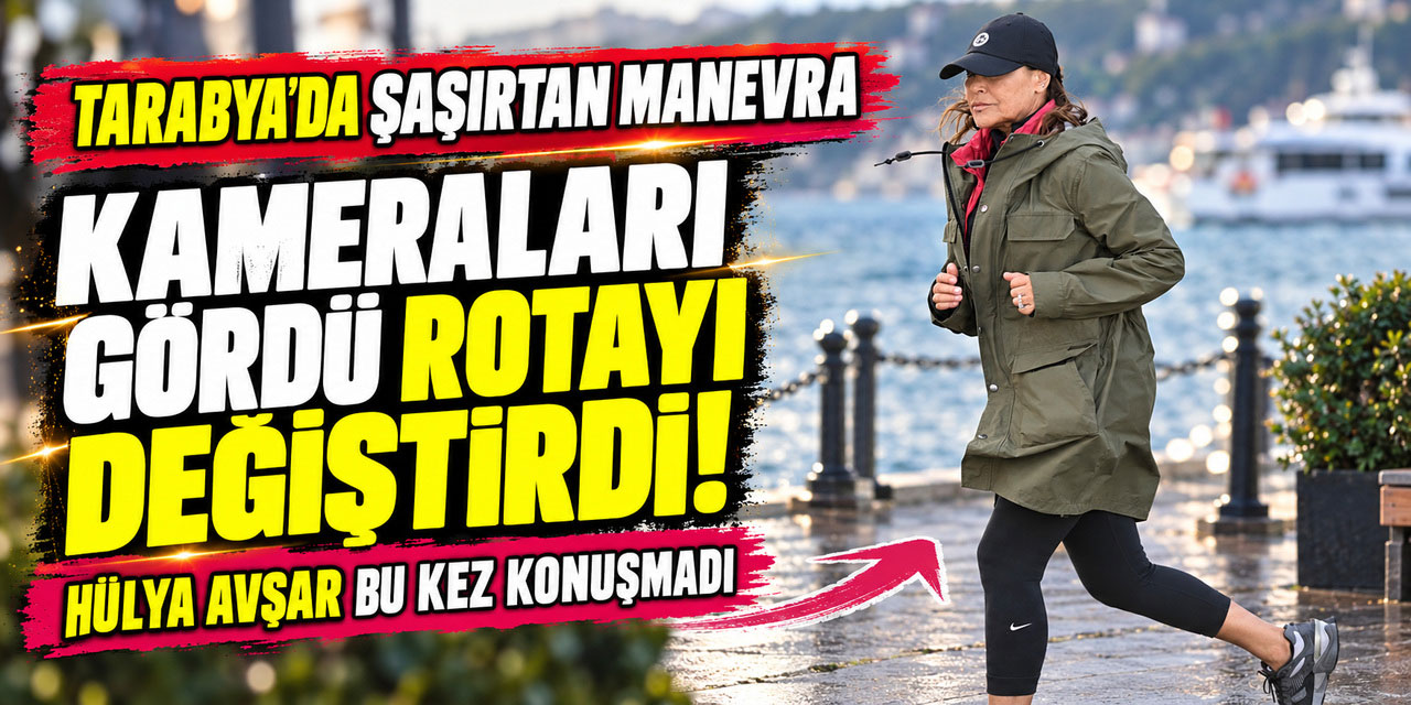 Hülya Avşar... KAMERALARI GÖRDÜ, BU KEZ KAÇTI!