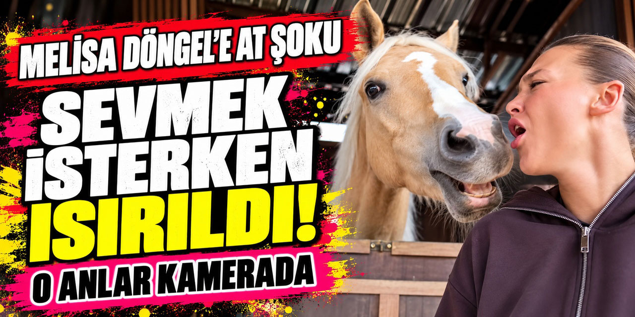 Melisa Döngel... AT SEVGİSİ ‘DİŞLİ’ ÇIKTI: SEVMEYE GİTTİ, ISIRILDI!