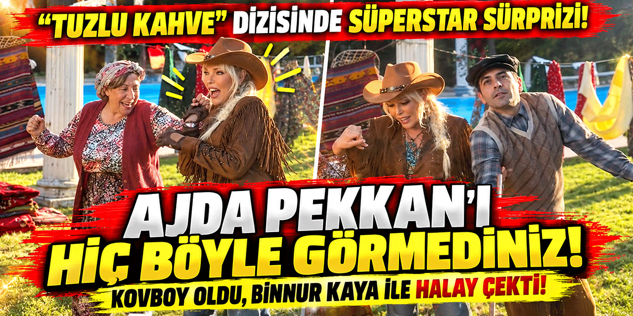 Ajda Pekkan - Binnur Kaya... 'TUZLU KAHVE'DE HALAY SÜRPRİZİ!