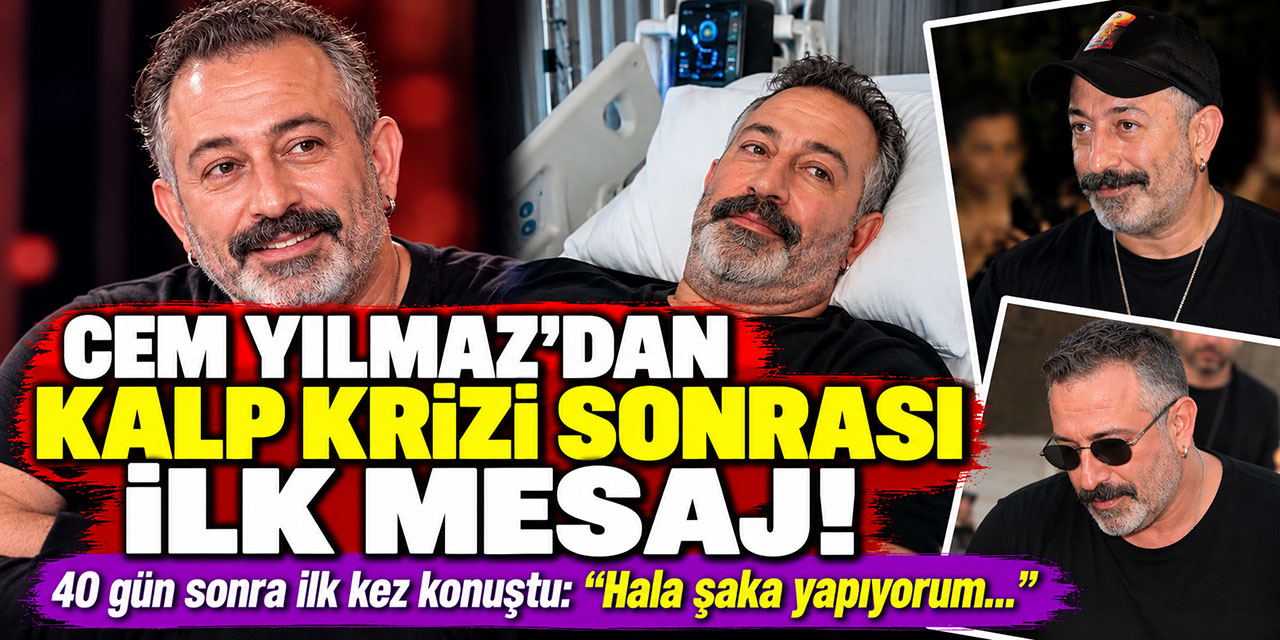 Cem Yılmaz... KALP KONTROLÜNDE BEKLENEN SONUÇ GELDİ!