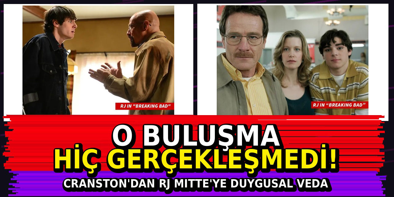 Breaking Bad…BRYAN CRANSTON’DAN RJ MITTE’YE GÖZYAŞLARIYLA VEDA!