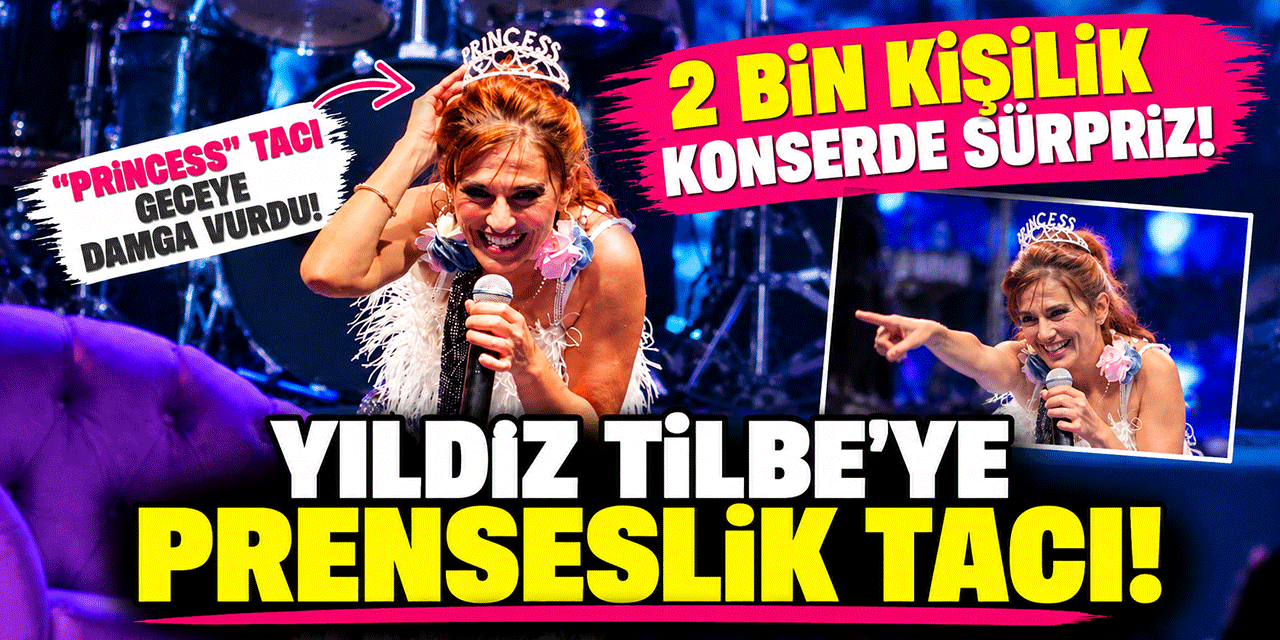 Yıldız Tilbe... KIBRIS'TA 'TAÇL'ANDI!