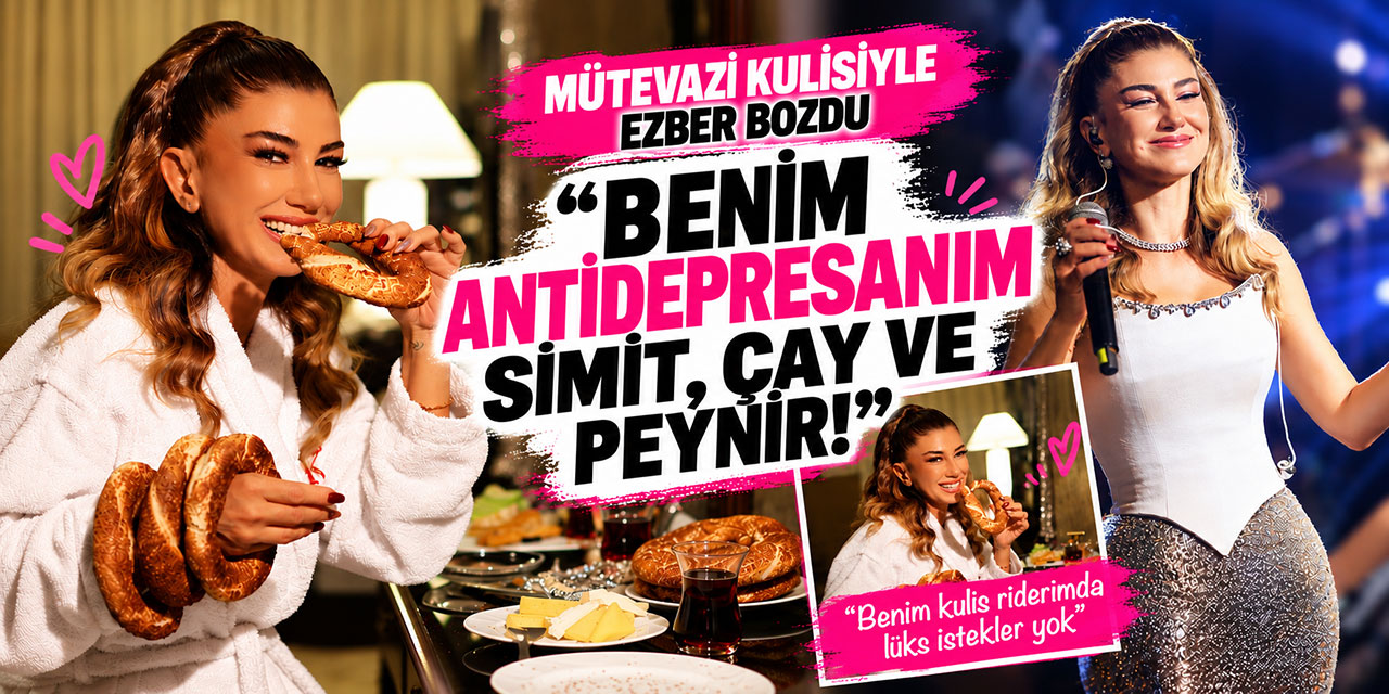 Nadide Sultan… ANTİDEPRESANI ŞAŞIRTTI: SİMİT, ÇAY, PEYNİR!