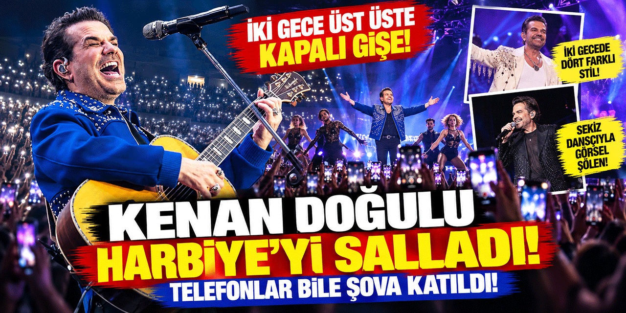 Kenan Doğulu... HARBİYE'Yİ İKİ GECE SALLADI; MÜZİK, DANS VE TEKNOLOJİ BİR ARADA!