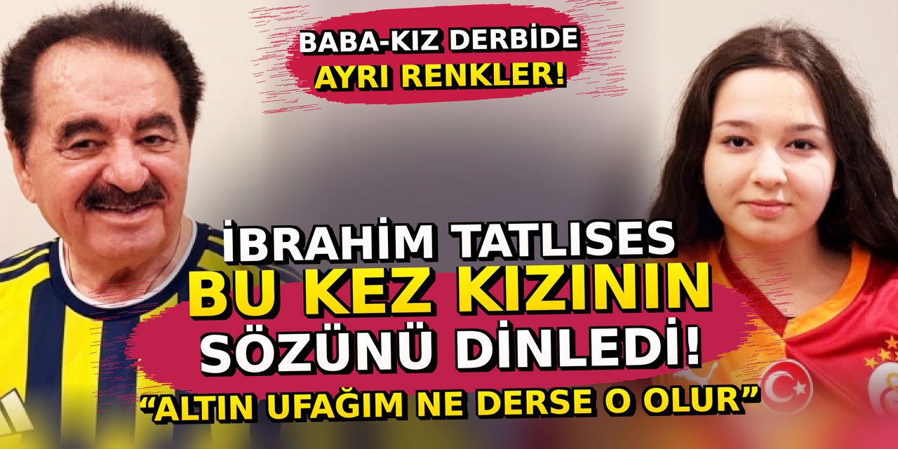 İbrahim Tatlıses-Elif Ada... BABA-KIZ AYRI RENKLERDE, AYNI TRİBÜNDE!