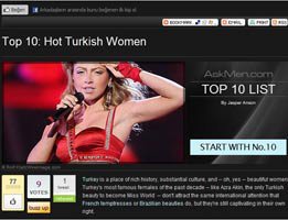 Askmen seçti..''EN SEKSİ 10 TÜRK  KADINI!''...