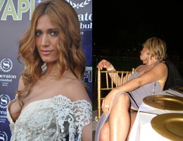 Baloda frikik ve dekolte yarışı .. MGD'NİN GÜLLERİ AÇTI!