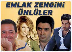 İŞTE EMLAK ZENGİNİ ÜNLÜLER!