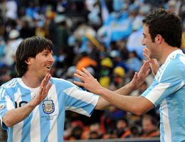 ARJANTİN-G.KORE 4-1 GOLLER !...