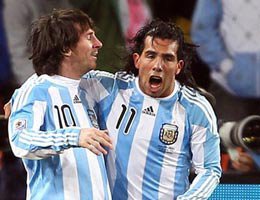 ARJANTİN'DEN MEKSİKA'YA TEKME 3-1 GOLLER !...