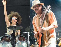 Carlos Santana...KONSERDE BATERİSTİNE EVLENME TEKLİF ETTİ !...