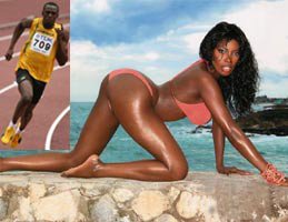 Dünya rekortmeni Jamaika'lı Usain Bolt...KENDİ ÜLKESİNDEN RAKİP ÇIKTI: KENEİSHA!...