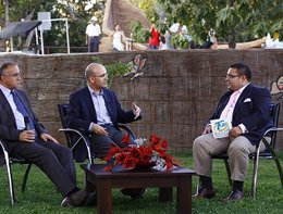 Okan Karacan... MALİYE BAKANINI AĞIRLADI...