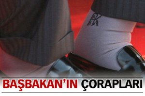 Recep Tayyip Erdoğan... RTE TESCİLLİ ÇORAPLARI GİYDİ!