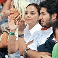 Ebru-Reza Zerrab... MİLLİ TAKIMA DESTEK OLDULAR!