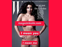 Kim Kardashian...ÇIRILÇIPLAK POZ VERDİ!...