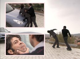 "Bitmeyen Şarkı" setinde olay !..ROL GEREĞİ KAVGA GERÇEĞE DÖNÜŞTÜ...